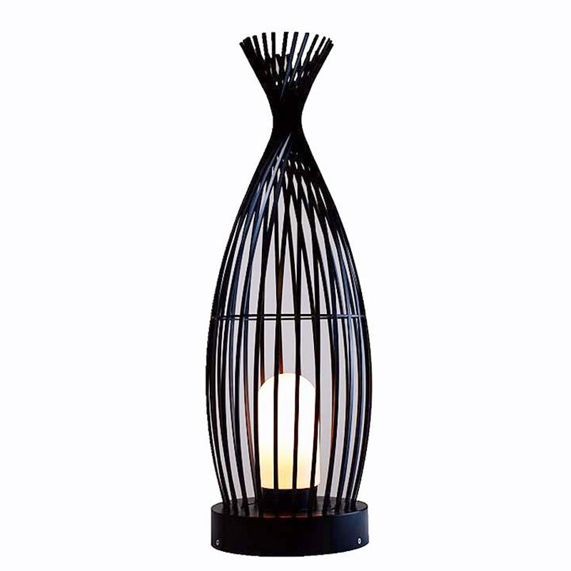 New Chinese Style Bird Cage Garden Villa Floor Lamp Outdoor - Mubimart -  