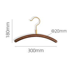 New Chinese Style Solid Wood Brass Hook Clothes Support Household Cloakroom Clothes Hanger Clothes Hanger - Mubimart -  