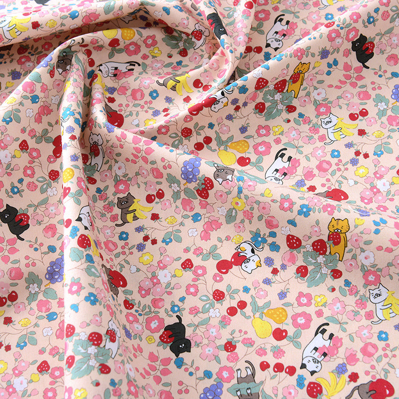 New Cotton Cloth Cartoon Floral Clothing - Mubimart -  