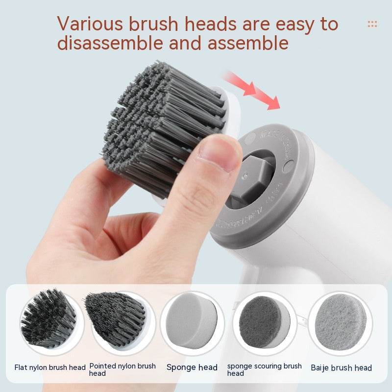 New Electric Cleaning Brush Electric Multifunctional Dish Brush - Mubimart