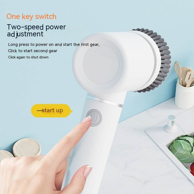 New Electric Cleaning Brush Electric Multifunctional Dish Brush - Mubimart
