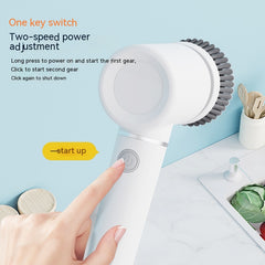 New Electric Cleaning Brush Electric Multifunctional Dish Brush - Mubimart - Electric brush 