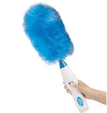 New Electrinic Hair Brush Spin Electric Hand Duster Motorized Dust Baguette Eliminates Dust House Clean Brush - Mubimart
