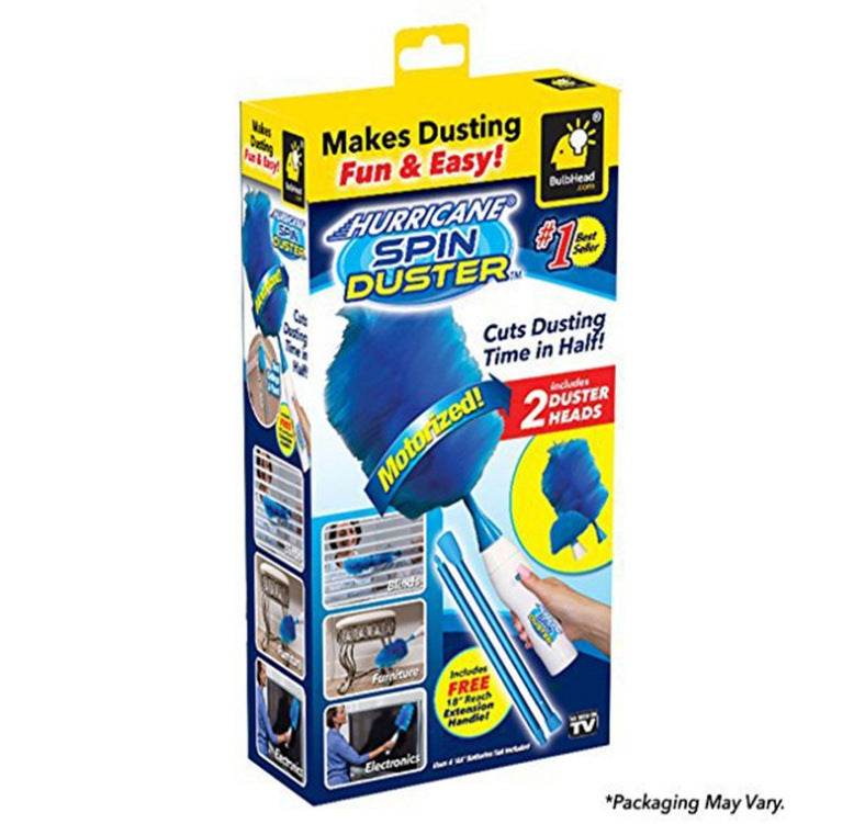 New Electrinic Hair Brush Spin Electric Hand Duster Motorized Dust Baguette Eliminates Dust House Clean Brush - Mubimart