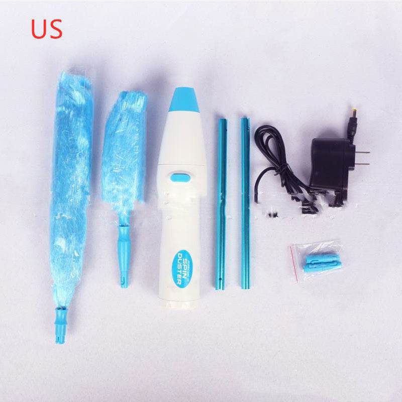 New Electrinic Hair Brush Spin Electric Hand Duster Motorized Dust Baguette Eliminates Dust House Clean Brush - Mubimart