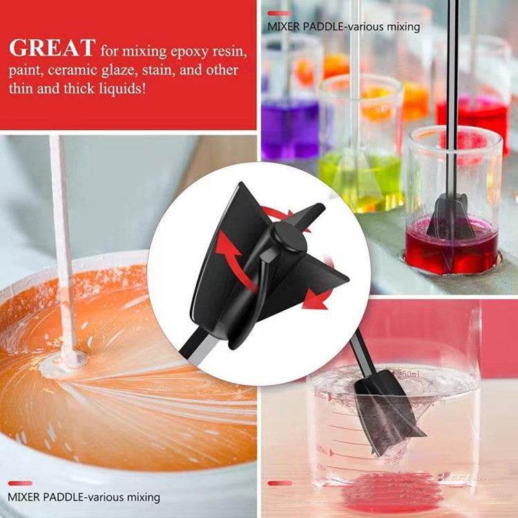 New Epoxy Mixer Attachment Paint Paddle - Mubimart