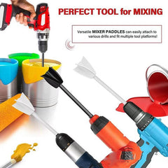 New Epoxy Mixer Attachment Paint Paddle - Mubimart - Hand mixers 