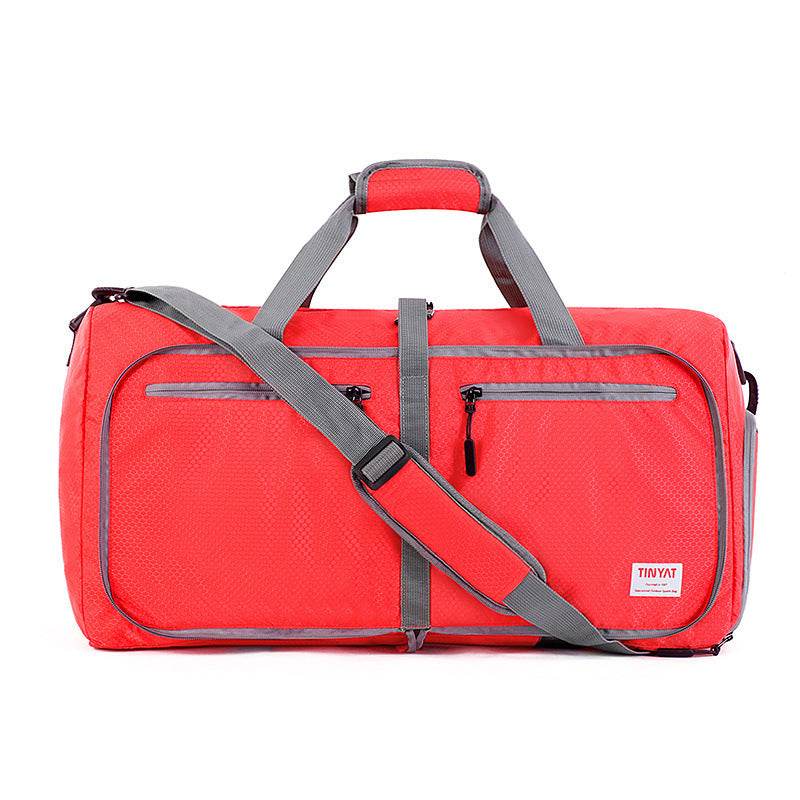 New Foldable Travel Bag Single-shoulder Portable Large Capacity Luggage - Mubimart