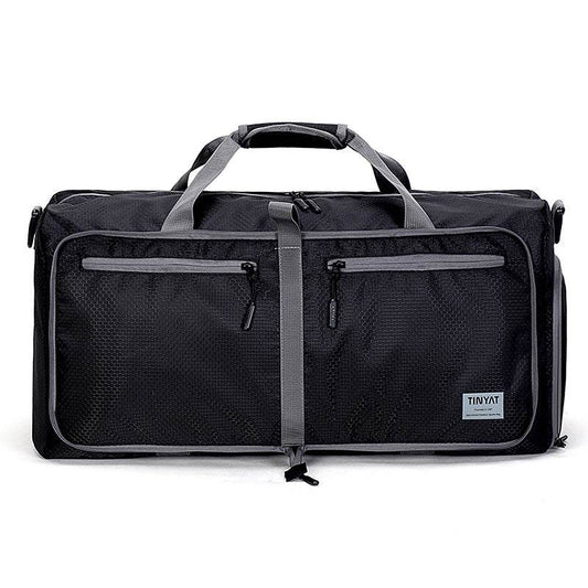 New Foldable Travel Bag Single-shoulder Portable Large Capacity Luggage - Mubimart