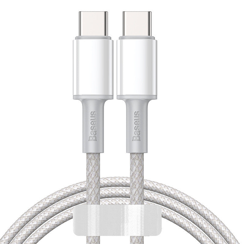 New High-density Braided Flash Charging Data Cable Dual Type-c Charger - Mubimart -  