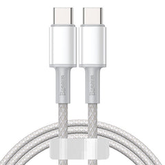 New High-density Braided Flash Charging Data Cable Dual Type-c Charger - Mubimart -  