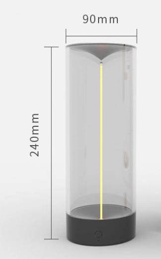 New LED Camping Light Type-c Rechargeable Portable Night Light With High Transparency And Anti Drop Creative Atmosphere Light - Mubimart