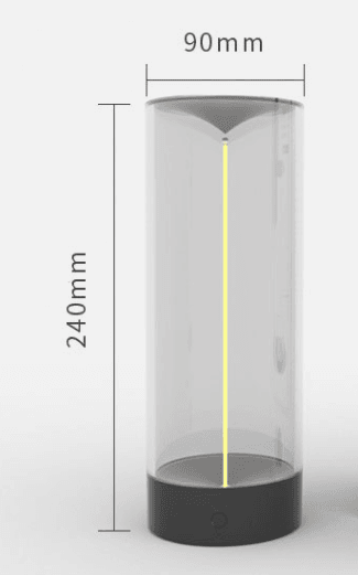 New LED Camping Light Type-c Rechargeable Portable Night Light With High Transparency And Anti Drop Creative Atmosphere Light - Mubimart
