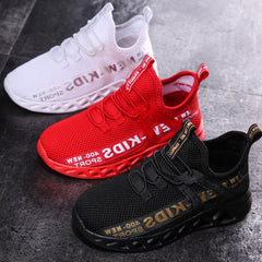 New Mesh Kids Sneakers Lightweight Children Shoes Casual Breathable Boys Shoes Non-slip Girls Sneakers - Mubimart - Baby Shoes 