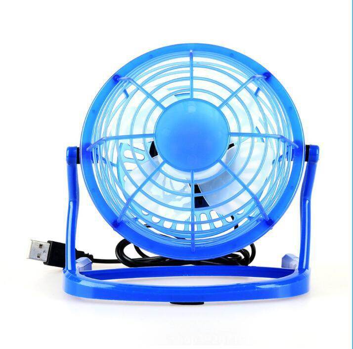 New Mini Portable Super Mute USB Fan Desk Cooling Laptop Notebook PC Fan Cooler - Mubimart