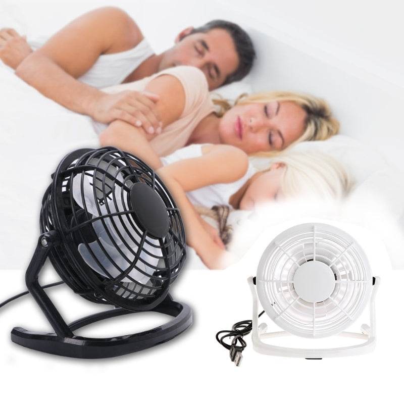 New Mini Portable Super Mute USB Fan Desk Cooling Laptop Notebook PC Fan Cooler - Mubimart