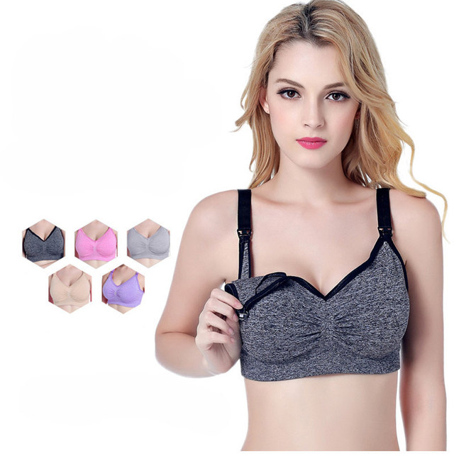 New Nursing Bra Without Underwire Maternity Underwear - Mubimart - Maternity Bra 