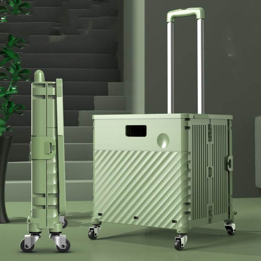 New Portable Folding Shopping Cart - Mubimart