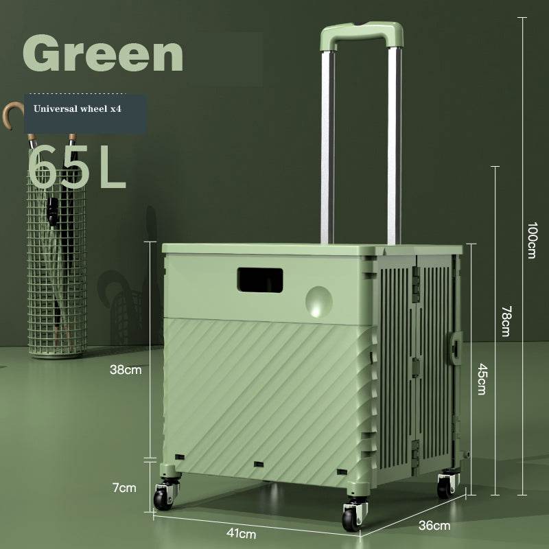 New Portable Folding Shopping Cart - Mubimart
