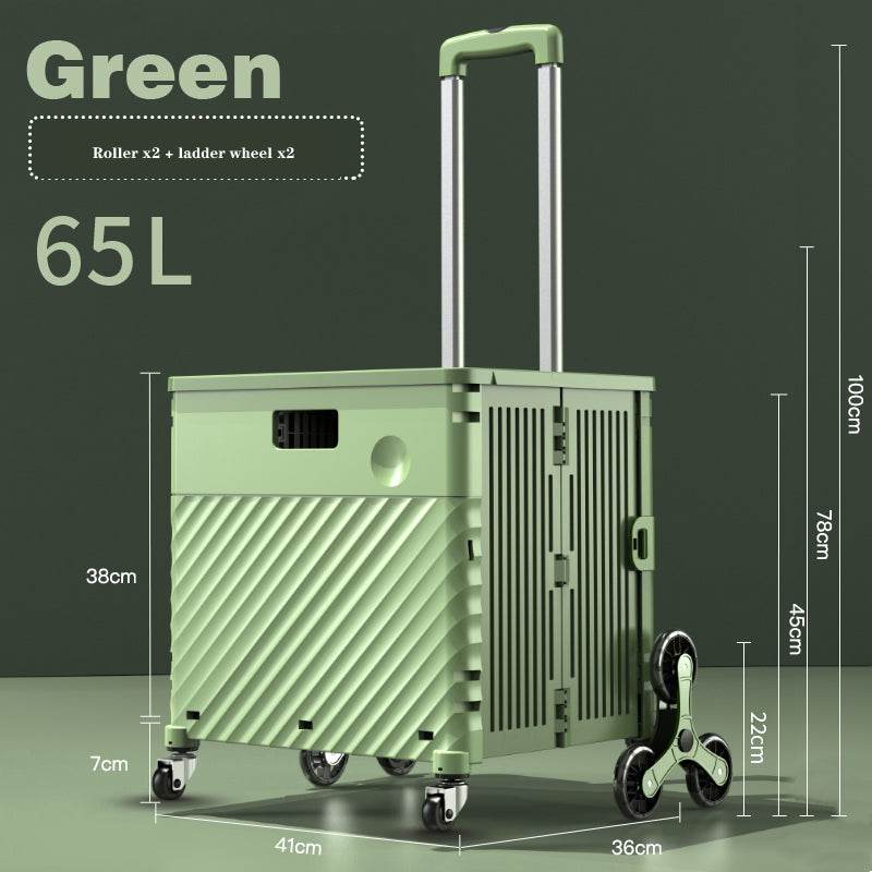 New Portable Folding Shopping Cart - Mubimart