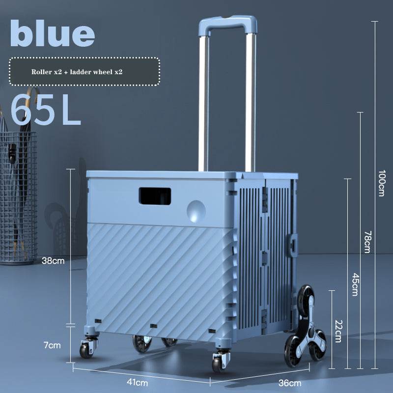 New Portable Folding Shopping Cart - Mubimart