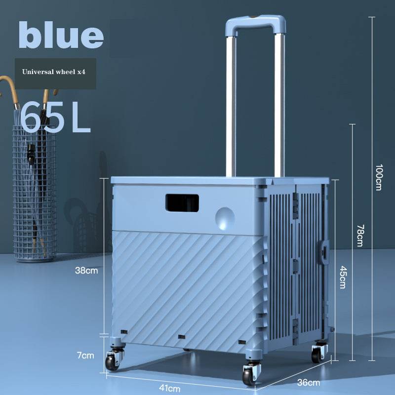 New Portable Folding Shopping Cart - Mubimart
