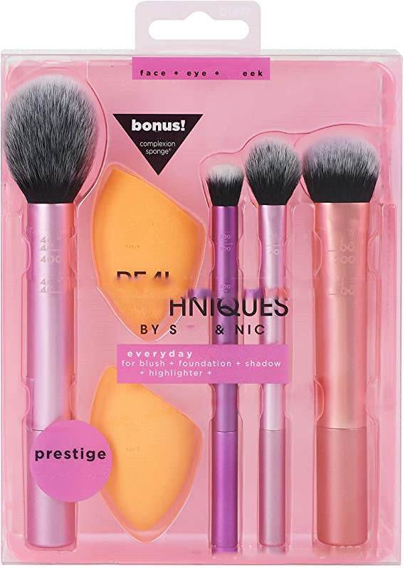 New REAL T Makeup Brush Set 5pcs Makeup Brush Makeup Tools - Mubimart