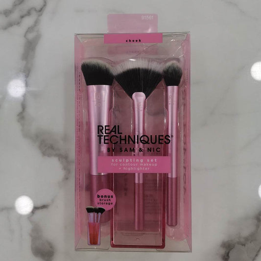New REAL T Makeup Brush Set 5pcs Makeup Brush Makeup Tools - Mubimart