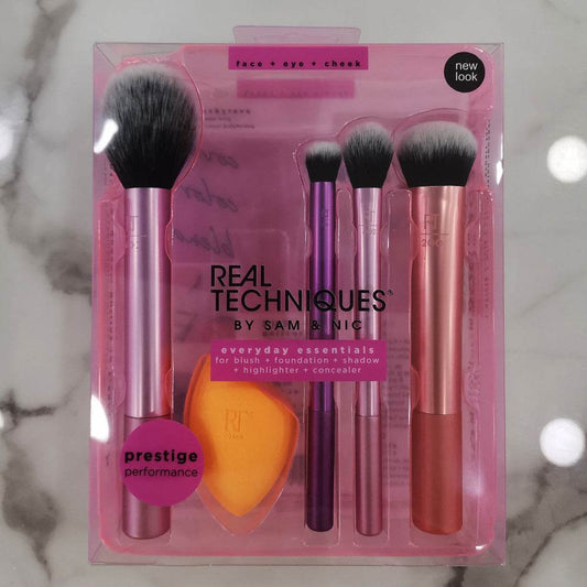 New REAL T Makeup Brush Set 5pcs Makeup Brush Makeup Tools - Mubimart