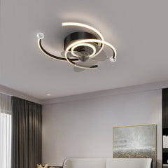 New Restaurant Integrated Ceiling Fan Lamp - Mubimart - Ceiling Fans 