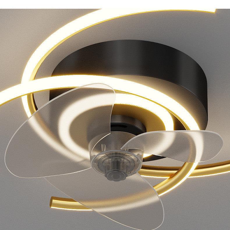 New Restaurant Integrated Ceiling Fan Lamp - Mubimart -  