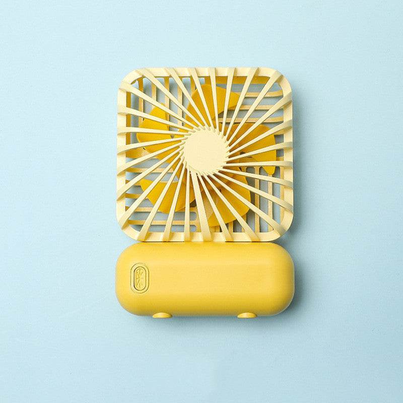New Small Fan Mini Handheld Portable Usb Charging Desktop Electric Fan Portable Pocket Fan - Mubimart