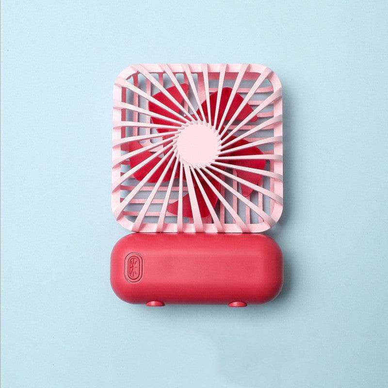 New Small Fan Mini Handheld Portable Usb Charging Desktop Electric Fan Portable Pocket Fan - Mubimart
