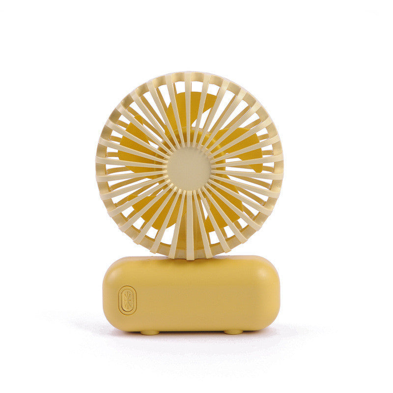 New Small Fan Mini Handheld Portable Usb Charging Desktop Electric Fan Portable Pocket Fan - Mubimart -  