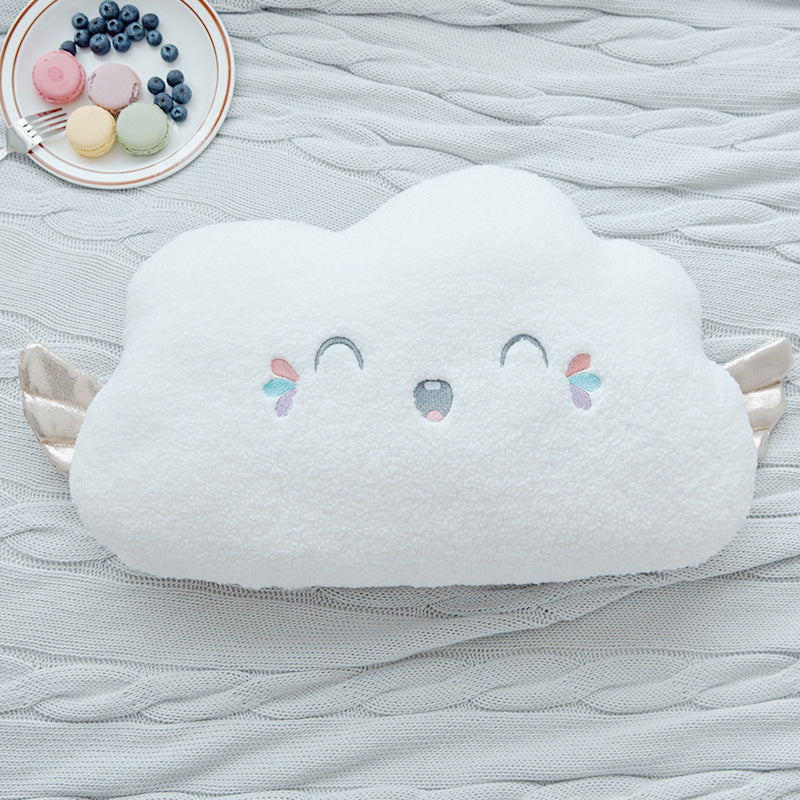 New Stuffed Angel Cloud Moon Star Plush Pillow Soft Cushion Cloud Stuffed Plush Toys for Children Baby Kids Pillow Girl - Mubimart -  