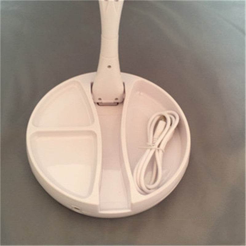 New Style Makeup Mirror LED Makeup Mirror Folding Storage Makeup Mirror - Mubimart