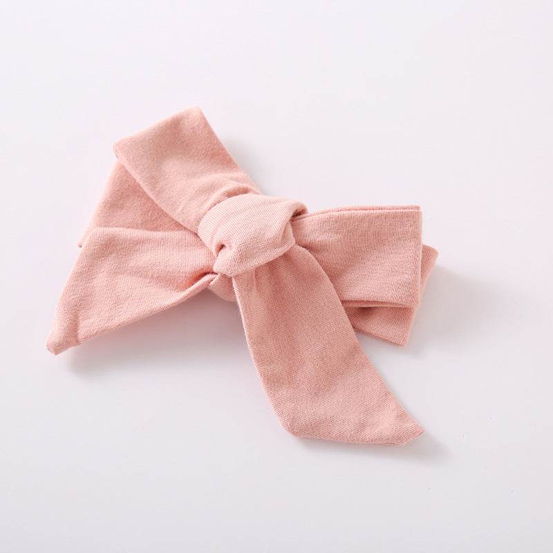 New Style White Jacket Pink Headband Pink Trousers Baby Girl Three-piece Set - Mubimart