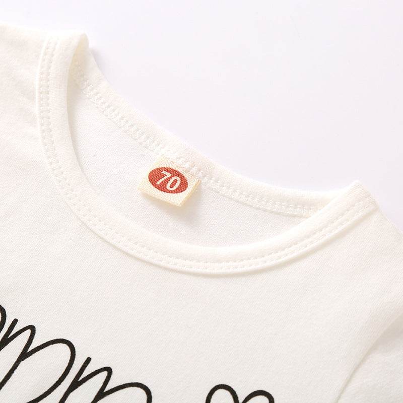 New Style White Jacket Pink Headband Pink Trousers Baby Girl Three-piece Set - Mubimart