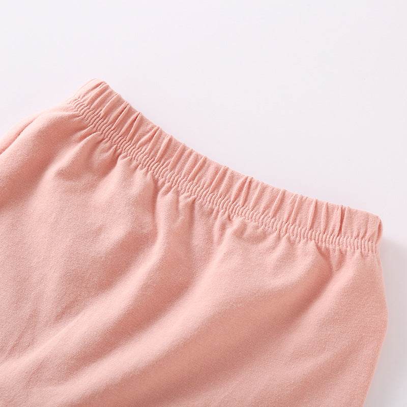 New Style White Jacket Pink Headband Pink Trousers Baby Girl Three-piece Set - Mubimart