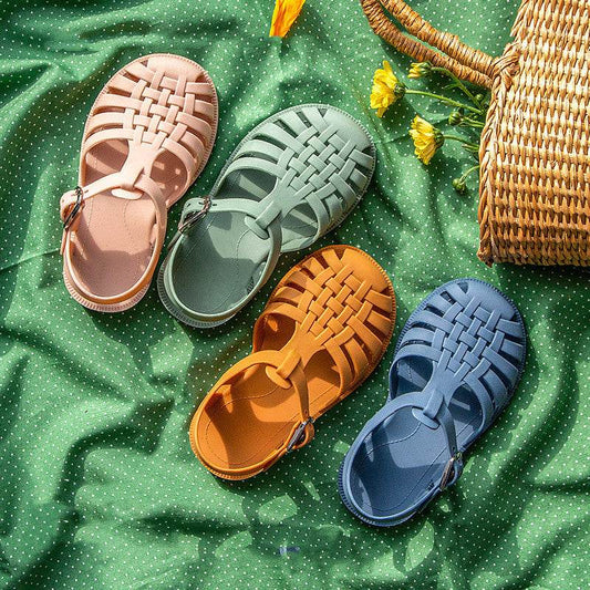 New Summer Children's Princess Children's Soft-Soled Baby Baotou Princess Shoes - Mubimart