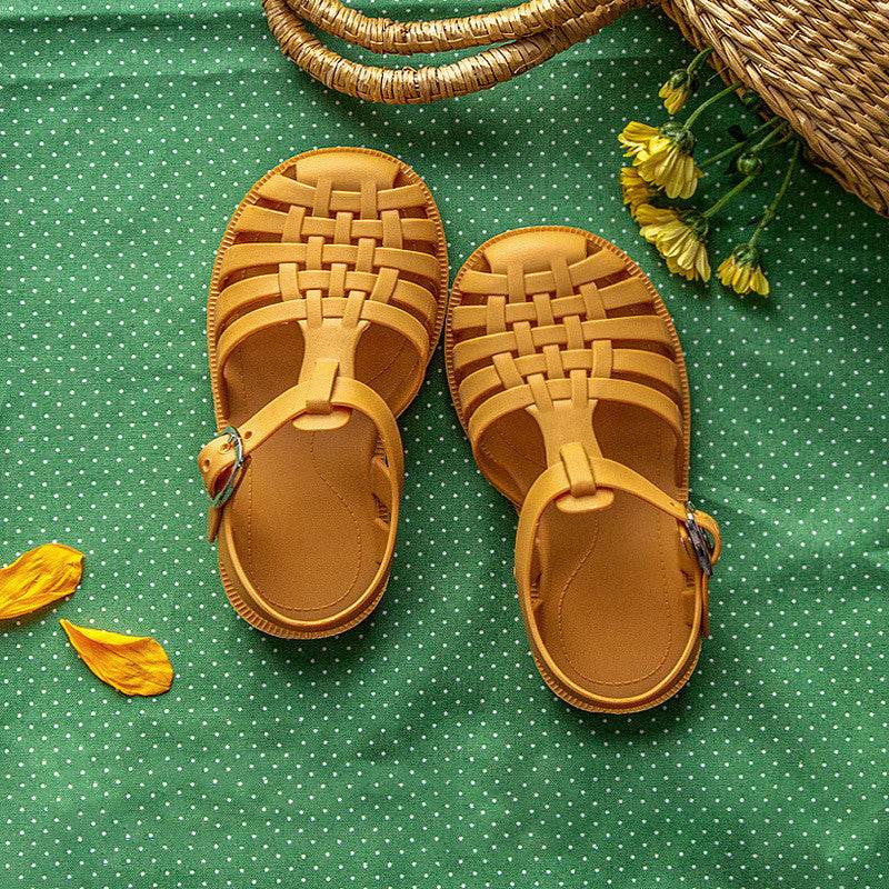 New Summer Children's Princess Children's Soft-Soled Baby Baotou Princess Shoes - Mubimart