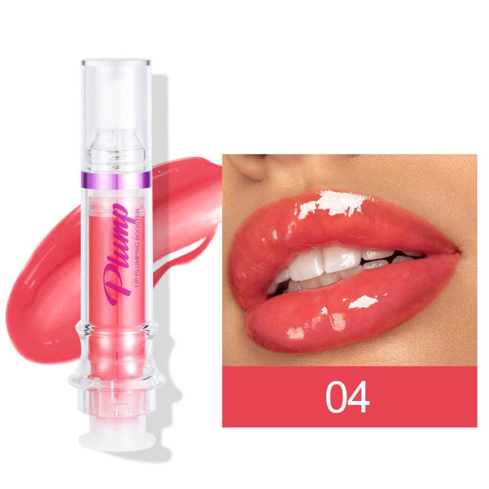 New Tube Lip Rich Lip Color Slightly Spicy Lip Honey Lip Glass Mirror Face Lip Mirror Liquid Lipstick - Mubimart