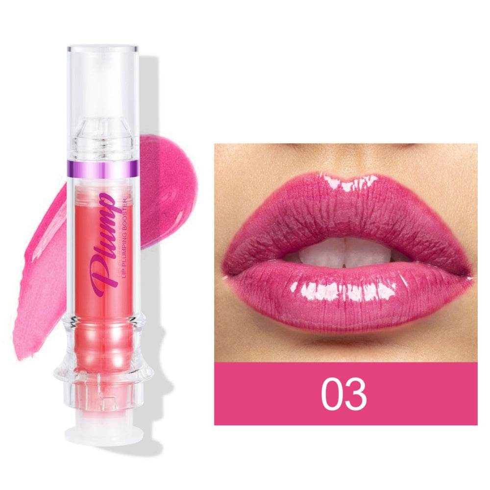 New Tube Lip Rich Lip Color Slightly Spicy Lip Honey Lip Glass Mirror Face Lip Mirror Liquid Lipstick - Mubimart