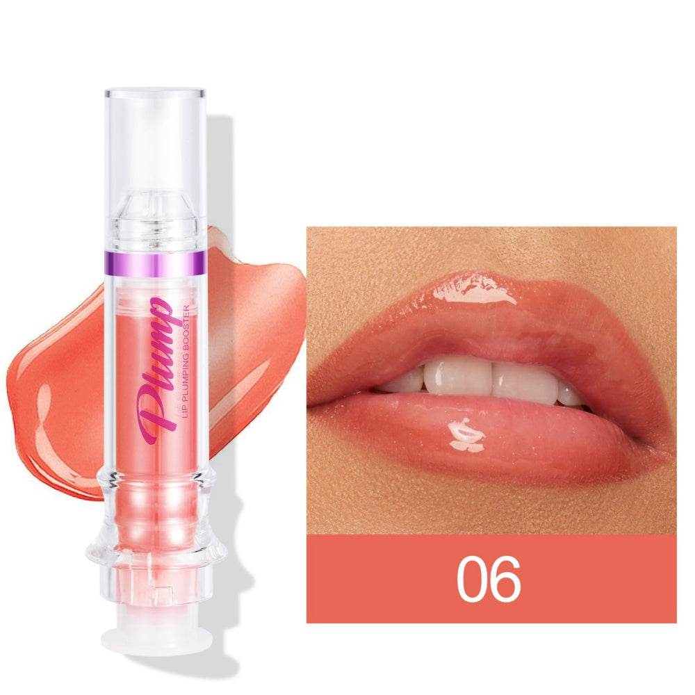 New Tube Lip Rich Lip Color Slightly Spicy Lip Honey Lip Glass Mirror Face Lip Mirror Liquid Lipstick - Mubimart