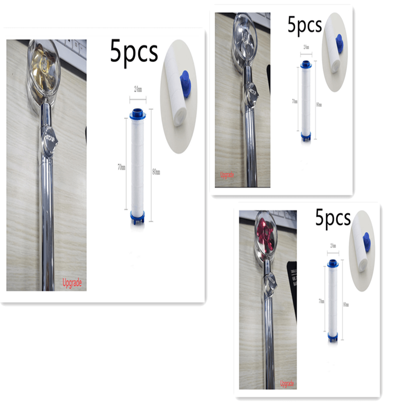 New Turbo Propeller Shower Head Water Saving High Preassure Flow 360 Degrees With Fan Extension Showerhead Rainfall With Holder - Mubimart