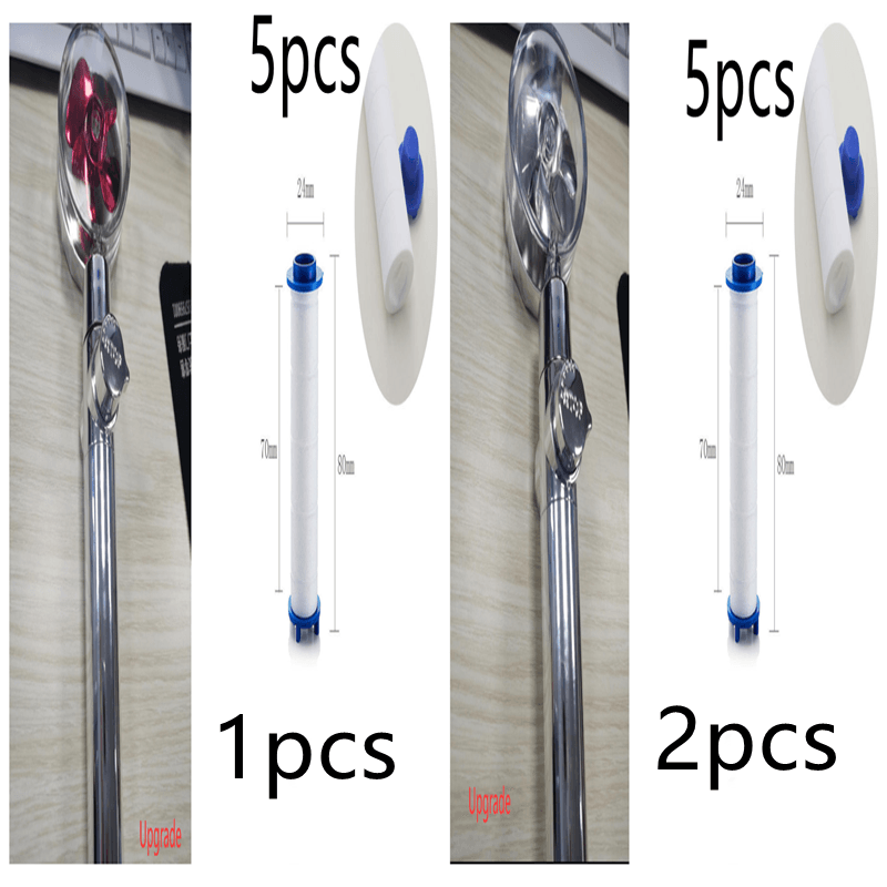 New Turbo Propeller Shower Head Water Saving High Preassure Flow 360 Degrees With Fan Extension Showerhead Rainfall With Holder - Mubimart