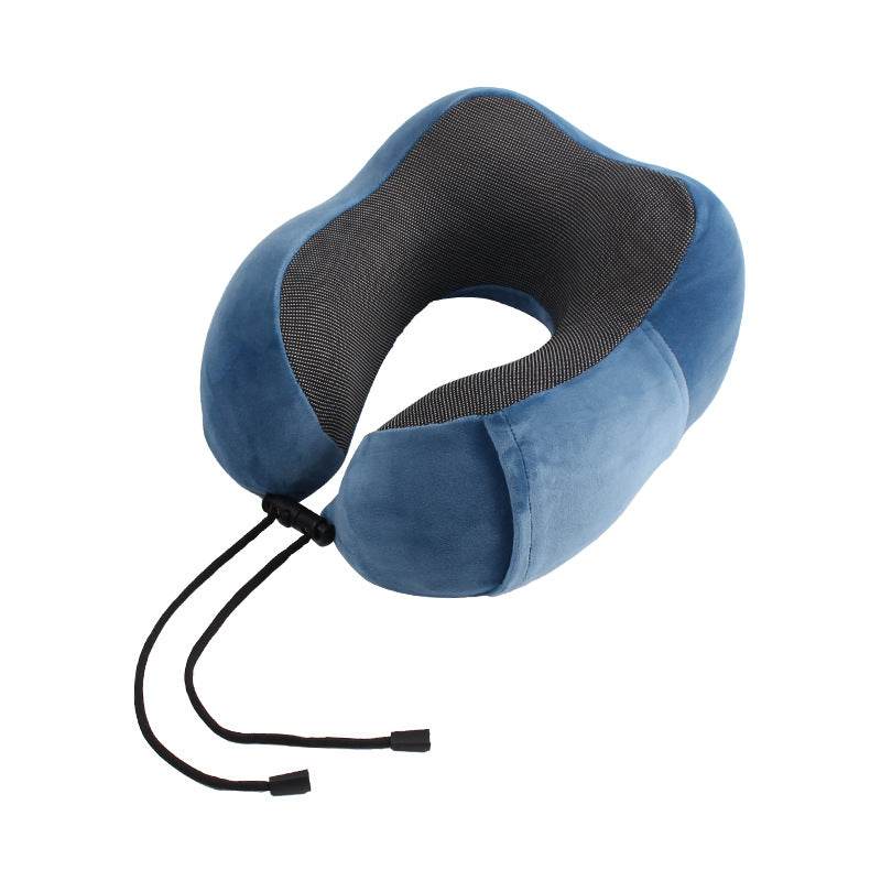 New U-Shaped Pillow Storage Memory Foam Travel Pillow - Mubimart