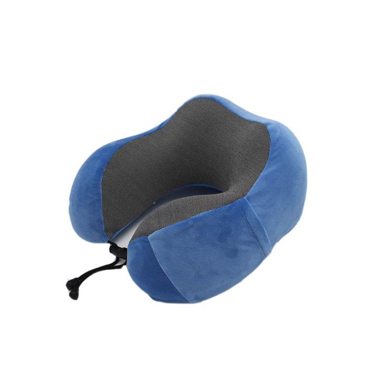New U-Shaped Pillow Storage Memory Foam Travel Pillow - Mubimart