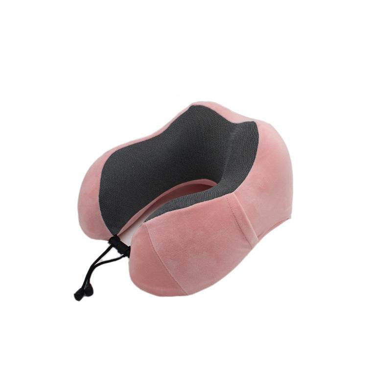 New U-Shaped Pillow Storage Memory Foam Travel Pillow - Mubimart