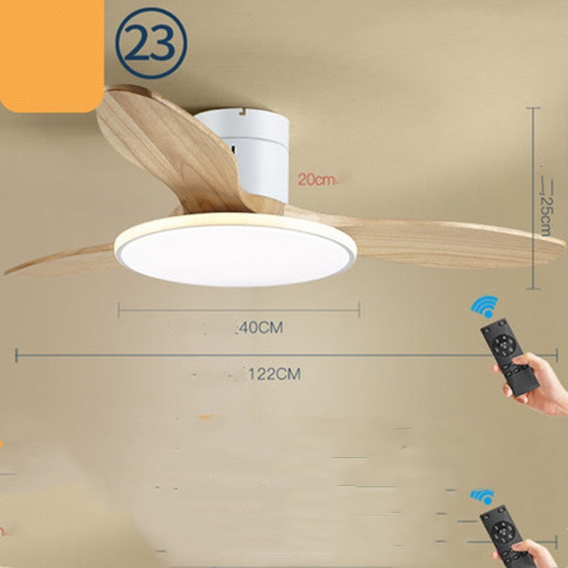 New Ultra-thin Ceiling Fan Light - Mubimart -  